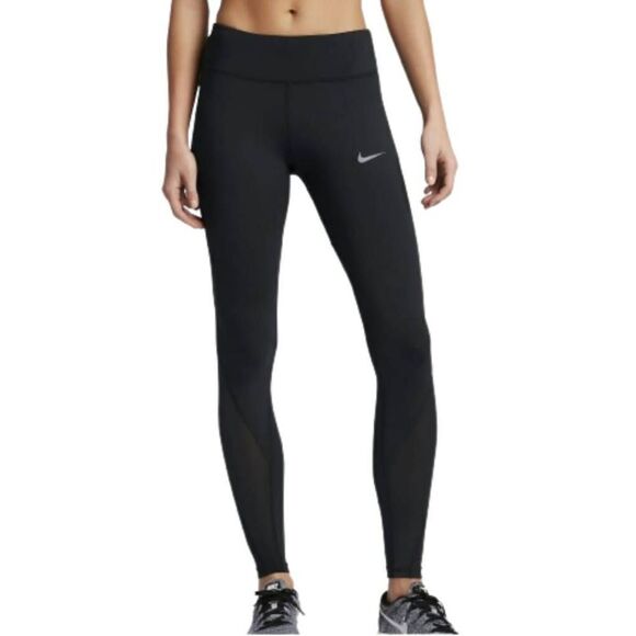 NIKE Power Epic LX Tight in Black With Mesh Size XS - Picture 1 of 5